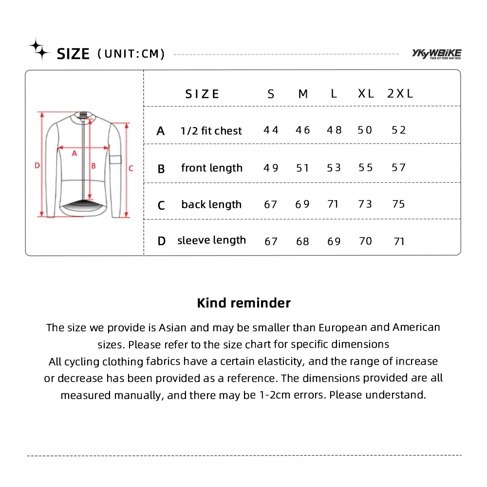 Ykywbike Winter Cycling Jacket 0 Degree Outdoor Warm Fleece Coat Thermal Bike Jacket Mtb Bicycle Jersey Waterproof Windbreaker