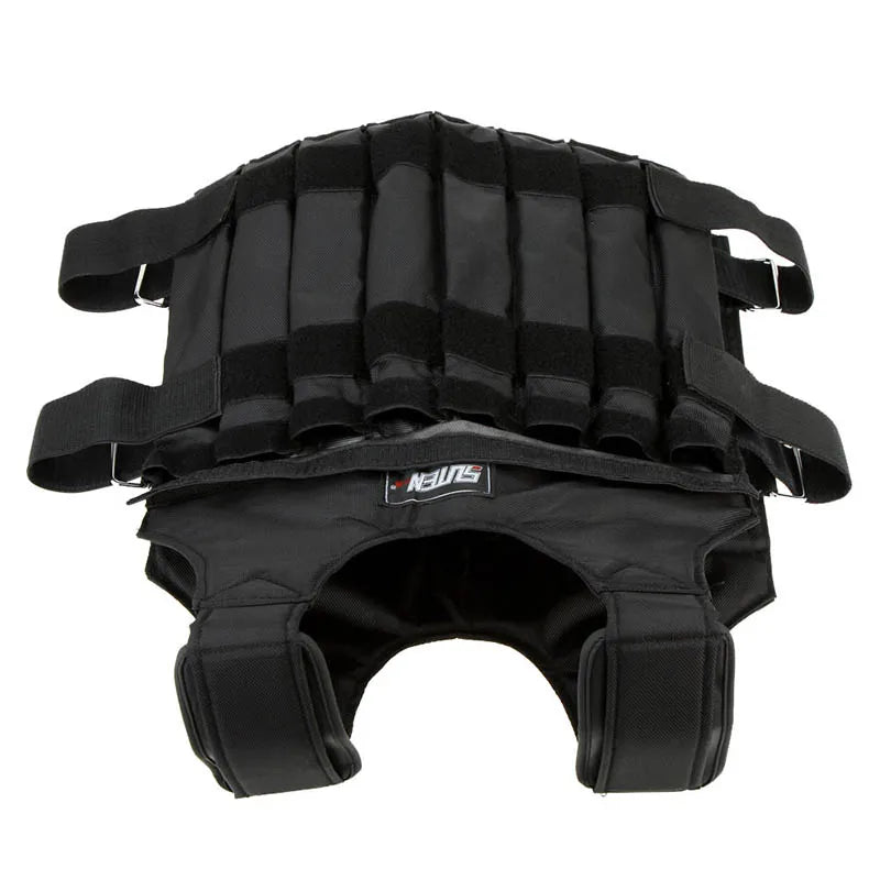 New 20/50 kg Loading Weighted Vest Jacket Load Weight Vest Exercise for Boxing Training Fitness Equipment for Running
