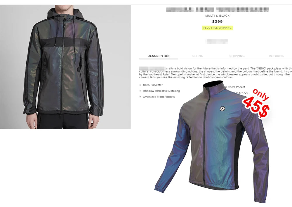 DAREVIE Cycling Jacket Winter Rainbow Reflective PRO Level Cycling Windbreak Men Windproof Waterproof Cycling Jacket Man Women