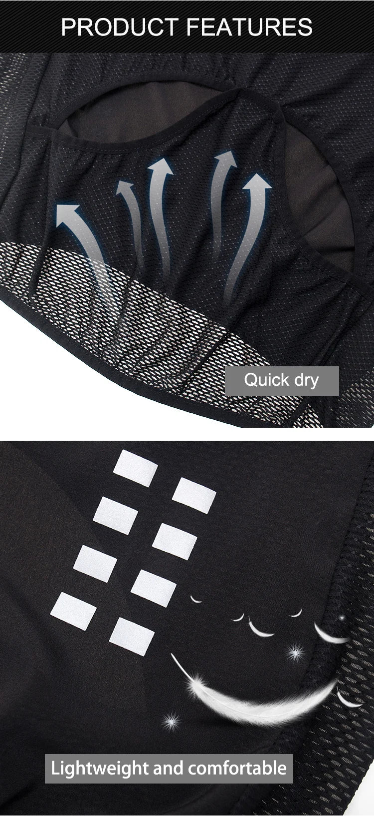WOSAWE Men's Windbreaker Cycling Jacket Reflective Windproof Waterproof Mountain Bike MTB Jacket Running Riding Bicycle Jerseys
