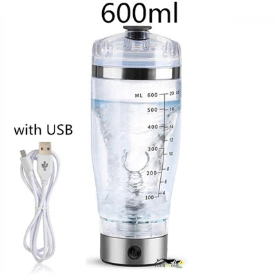 600ml Electric Cocktail Boston Shaker USB Automatic Protein Shaker Portable Movement Mixing Mixer Vortex Tornado My Water Bottle