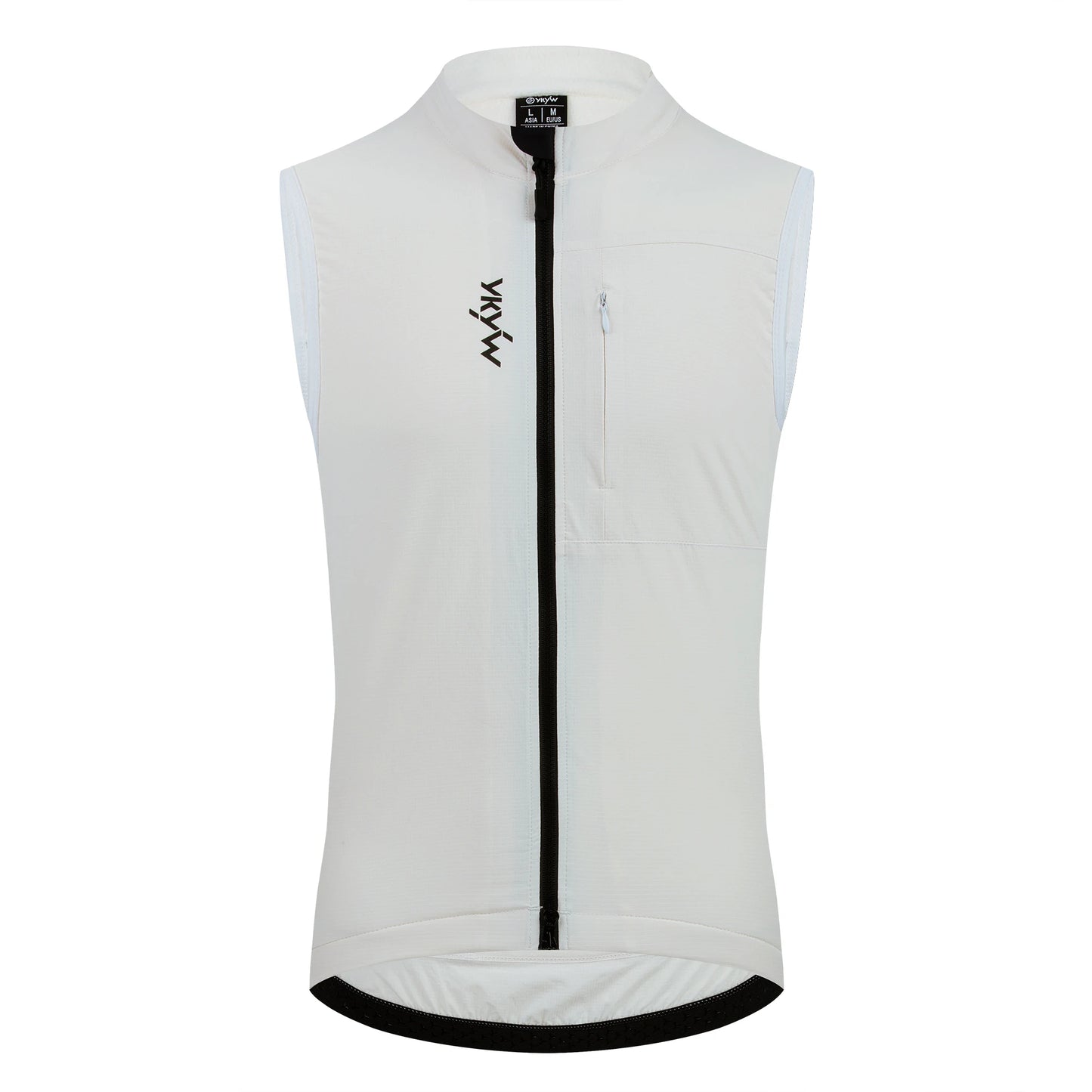 YKYWBIKE Men Cycling Gelit Thermal Fleece Bicycle Windbreaker Sleeveless Bike Vest Windproof Waterproof Cycling Windshield
