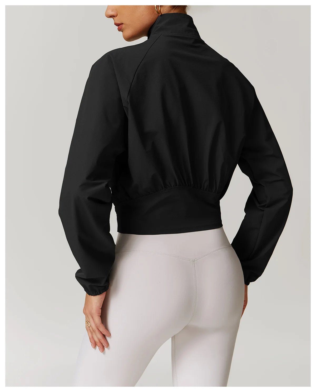 Women's Jacket Long Sleeved Outdoor Fitness Coat Yoga Crop Tops Gym Clothes Sports Tops Jacket Yoga Shirt Workout Sweatshirts