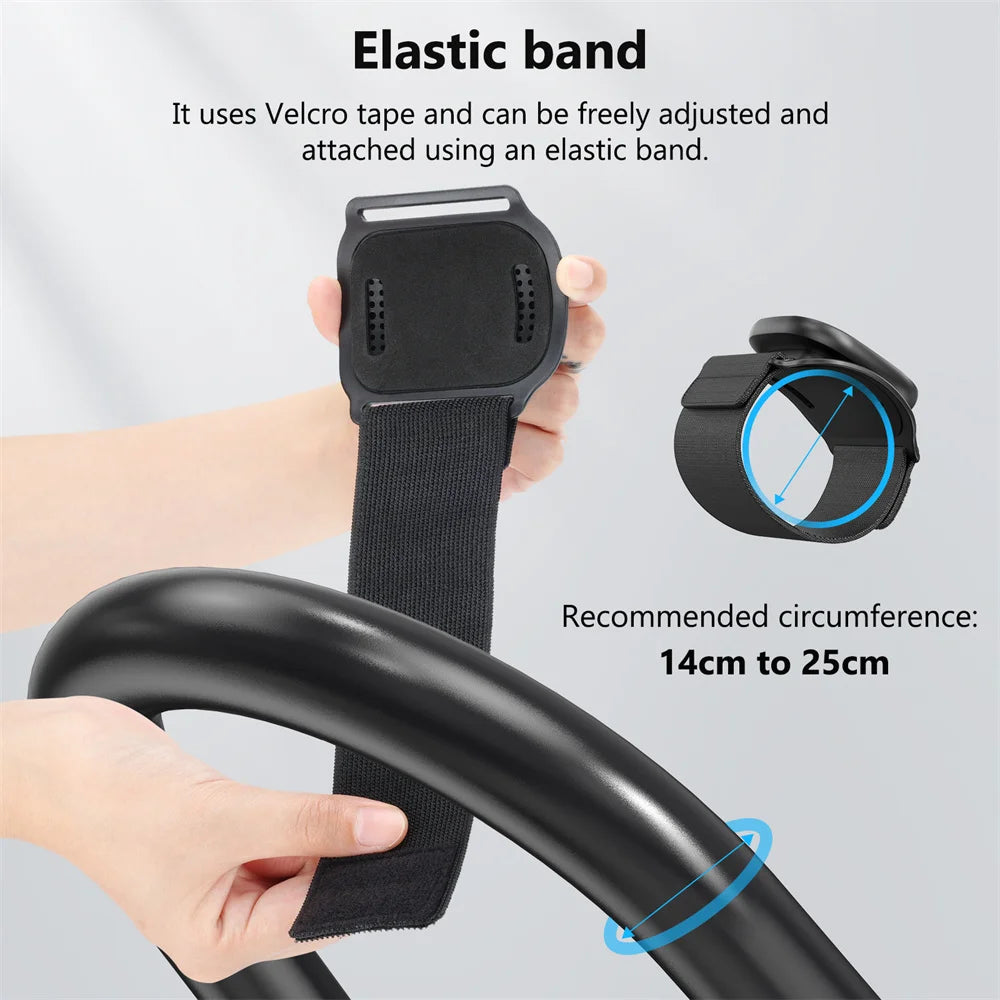 VRIG MagSafe Magnetic Phone Holder Wrist Strap Bracket Magnet Grip for iPhone 16 5 14 Android Running Cycling Running Gym Holder