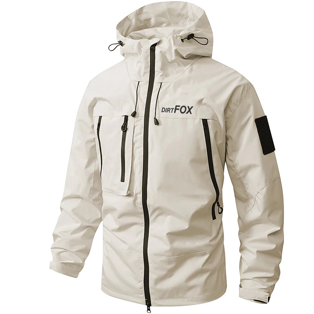DIRTFOX Men Cycling Waterproof Jacket MTB Coat Motorcycle Mountain Bike Clothes Bicycle Windbreaker Cortavientos Ciclismo Hombre