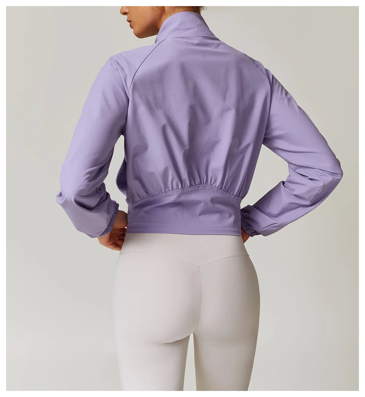 Women's Jacket Long Sleeved Outdoor Fitness Coat Yoga Crop Tops Gym Clothes Sports Tops Jacket Yoga Shirt Workout Sweatshirts