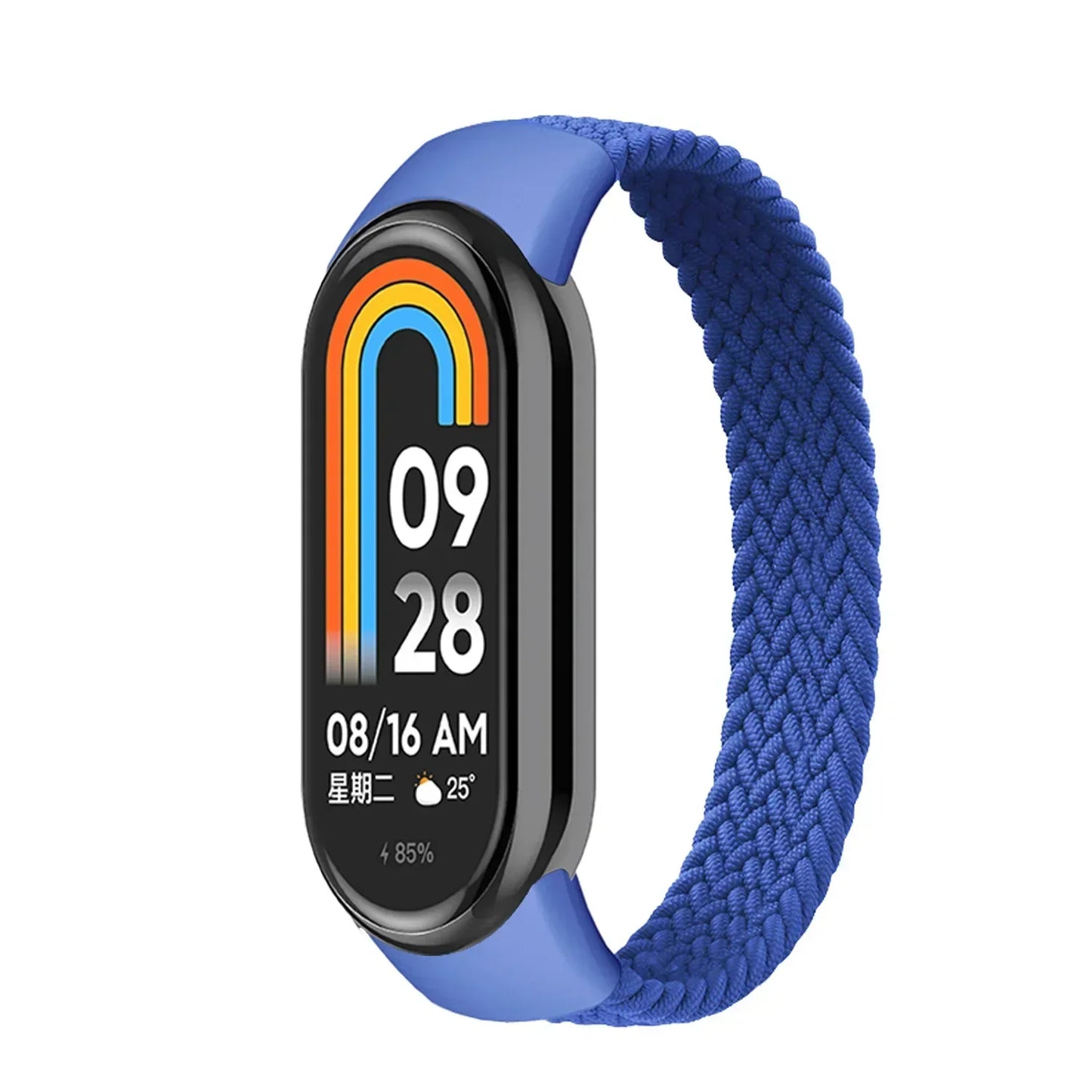 Nylon Braided Solo Loop for xiaomi Mi band 9 8 Strap Watchband NFC Watch Bracelet smart Miband belt correa on Mi band 7 6 5 4 8