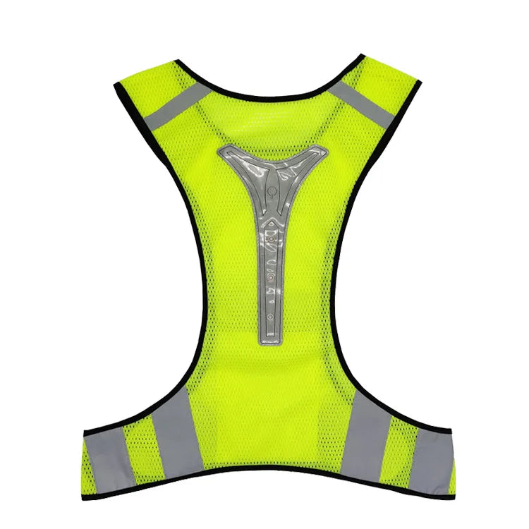 Cycling Reflective Vest High Visibility Safe Jacket for Night Riding Running Jogging Cycling Motorcycle Outdoor Sports Waistcoat