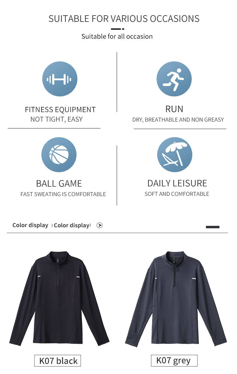 Men’s Athletic Long-Sleeve Hoodie