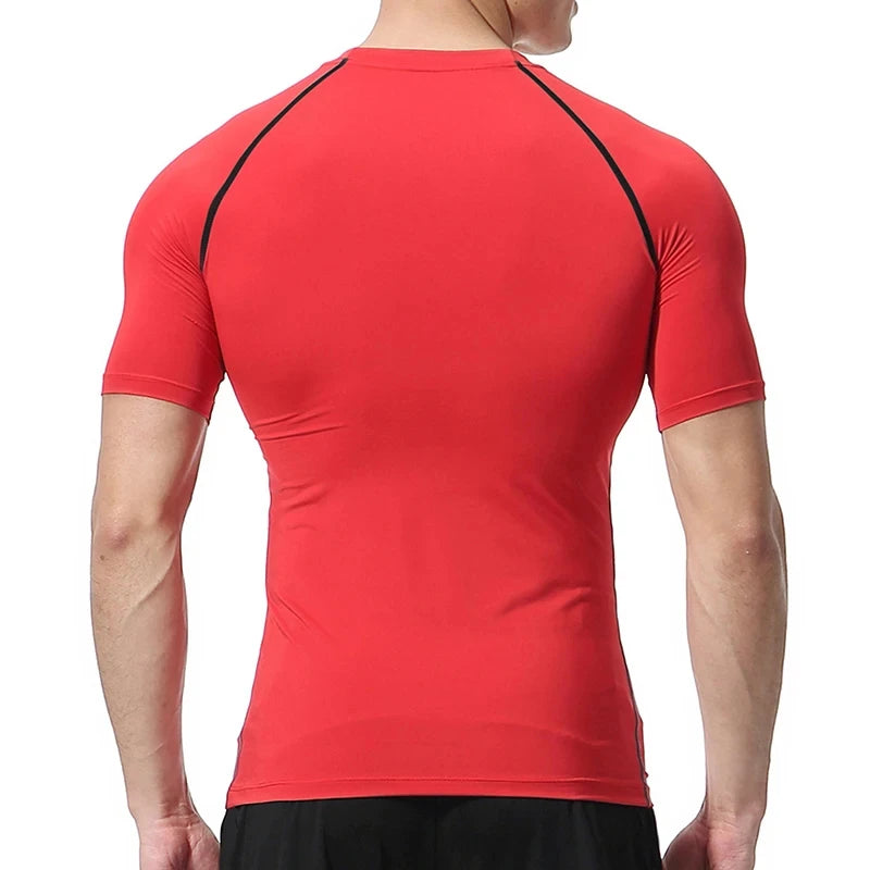Bat Graphic Compression Shirts for Men Short Sleeve Rash Guard Gym Workout Running Tshirt Summer Athletic Quick Dry Tees Tops