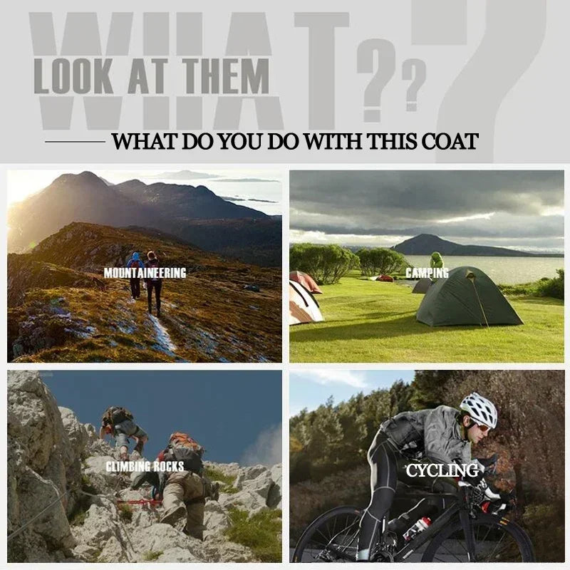 X-TIGER Skin Hiking Jacket Men Women Waterproof Quick Dry Camping Windbreaker Trekking Fishing Rain Coat Outdoor Anti UV Clothes