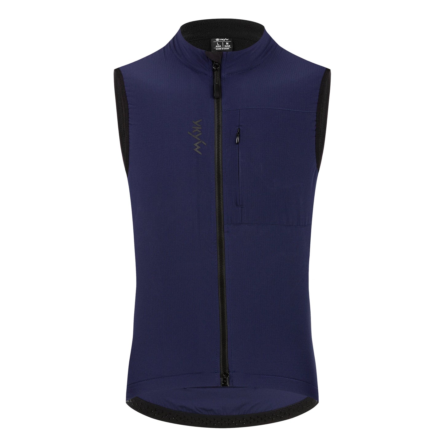 YKYWBIKE Men Cycling Gelit Thermal Fleece Bicycle Windbreaker Sleeveless Bike Vest Windproof Waterproof Cycling Windshield