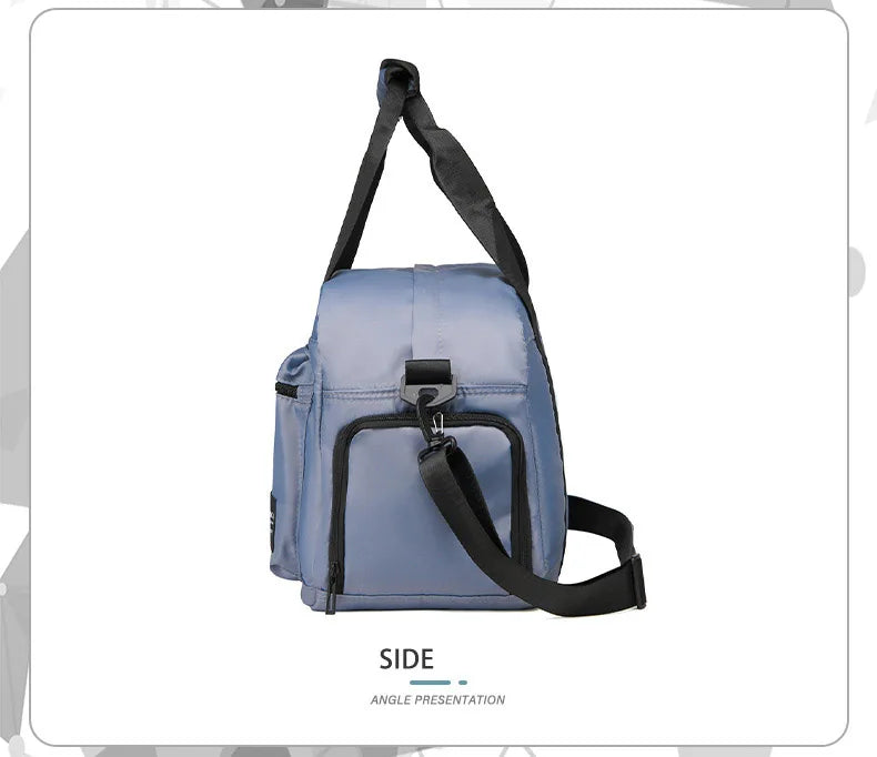 Large Fitness Bag Sports Handbag Women Dry Wet Shoes Pocket Single Shoulder Crossbody Swimming Yoga Gym Travel Backpack Duffel