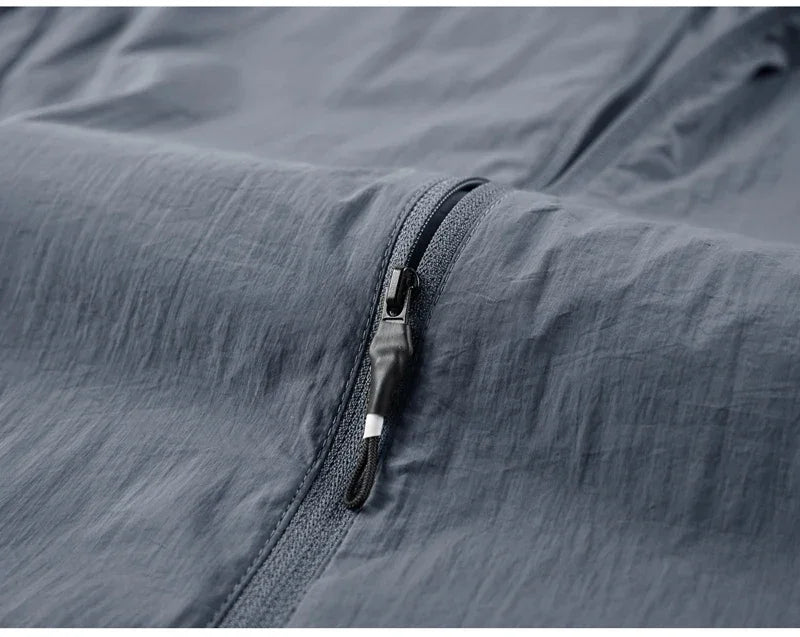 Men's Summer Skin Quick Dry Hiking Jacket Waterproof Sun UV Protection Coats Men Outdoor Sports Fishing Camping Running Jacket