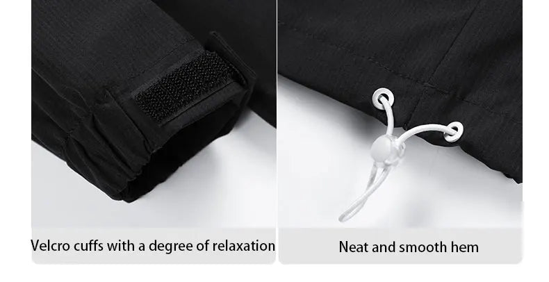 New Men Spring Autumn Waterproof Casual Versatile Top Japanese Korean Streetwear Fashion Loose Pullover Half Zip Hooded Jacket