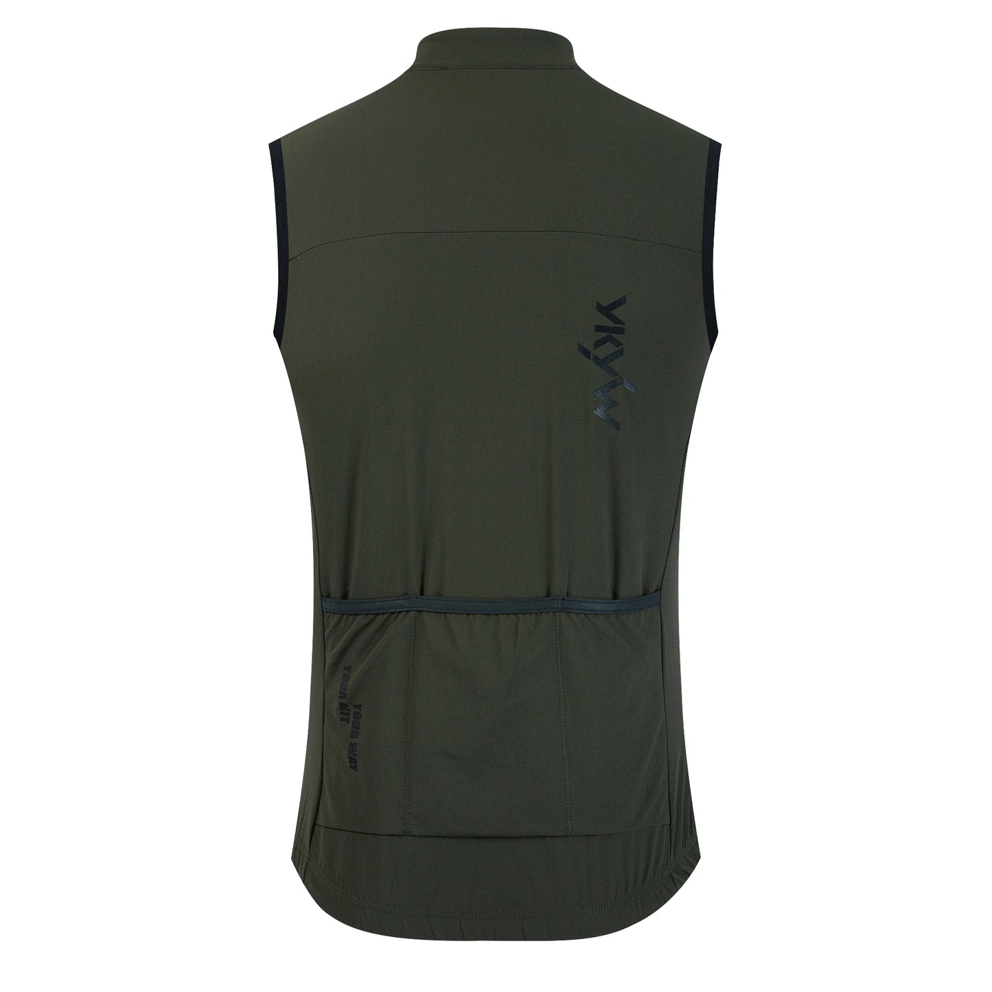 YKYWBIKE Men Cycling Gelit Thermal Fleece Bicycle Windbreaker Sleeveless Bike Vest Windproof Waterproof Cycling Windshield