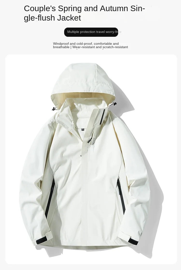 Spring Autumn New High Quality Outdoor Mountaineering Sports Windproof Waterproof Comfortable Breathable Sprint Shirt