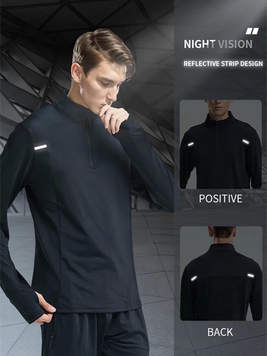 Men’s Athletic Long-Sleeve Hoodie