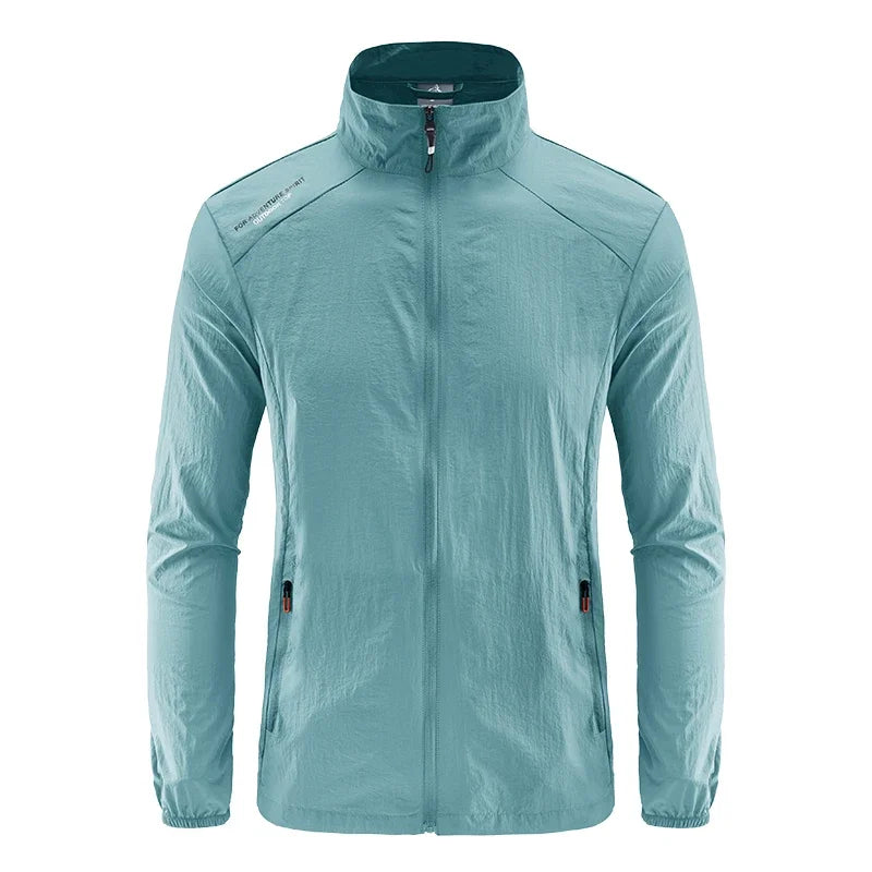 Summer Jackets Men Male Windbreaker Fishing Coats Father Ultrathin Sunscreen Jacket Youth Outerwearing Clohting Traveling Korean