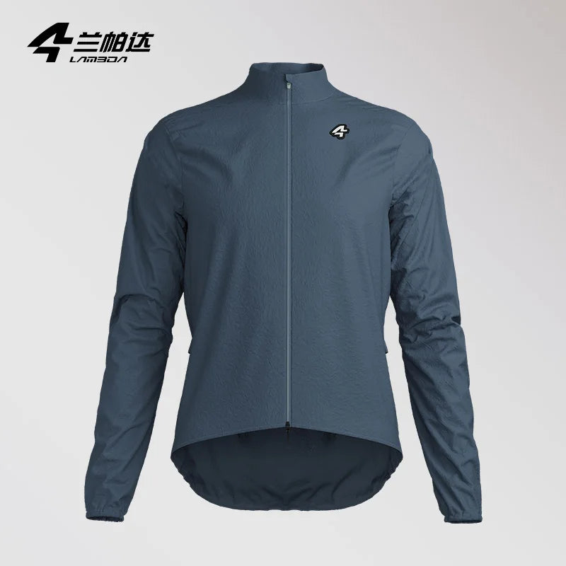 Lameda Men's Cycling Jacket Lightweight Men's Windbreaker Long Sleeved With 3 Pockets Bicycle Coat Clothes