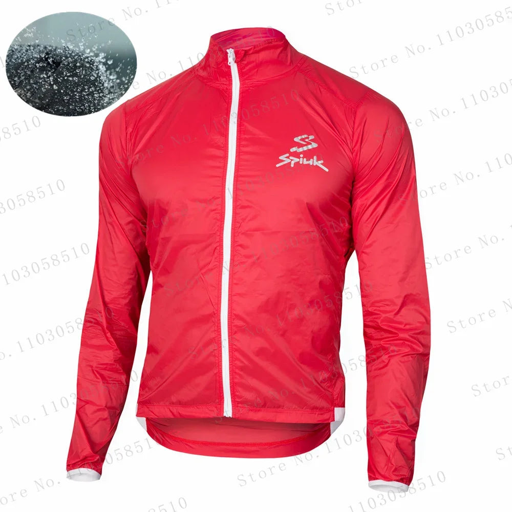 spiukful Waterproof Windbreaker Wind MTB Cycling Lightweight Ultralight Men Jacket Running Riding Ciclismo Bicycle Windbreaker