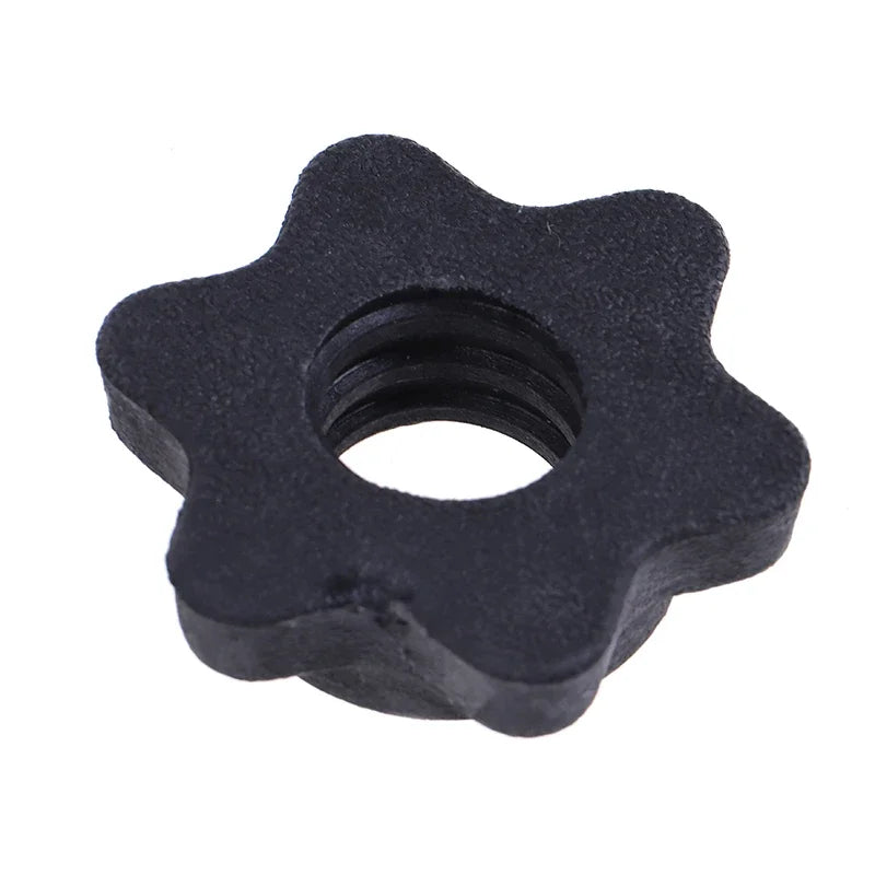 3 Pc Dumbbell Hex Nut Dumbbell Rod Nut Spinlock Collars for Barbells Bars Training Sports Gym Equipment Accessories