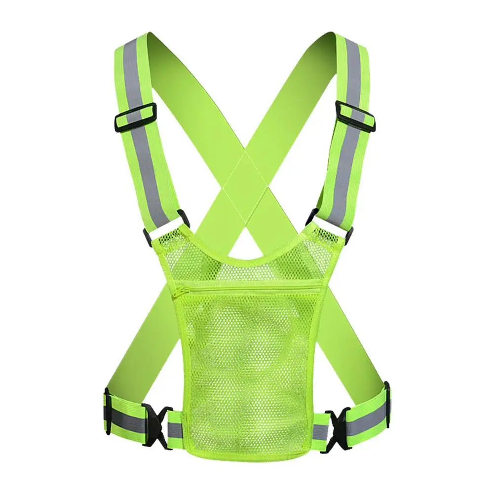 Cycling Reflective Vest High Visibility Safe Jacket For Night Riding Running Jogging Cycling Motorcycle Outdoor Sports Waistcoat