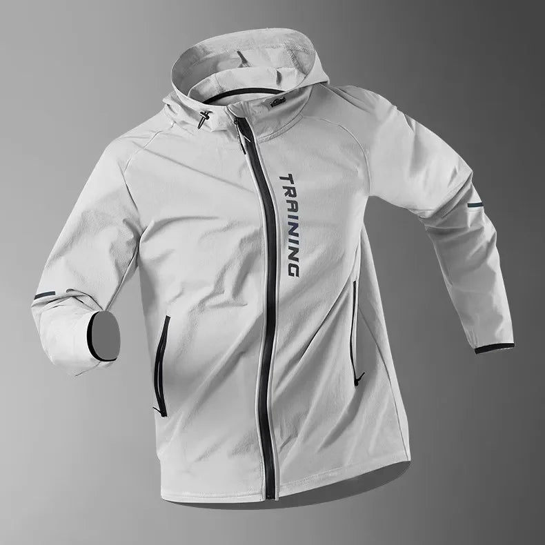 Men's Running Jacket Windproof Sport Training Coat for Spring  Autumn Waterproof  Quick-Dry Rainproof Cycling Windbreaker coats