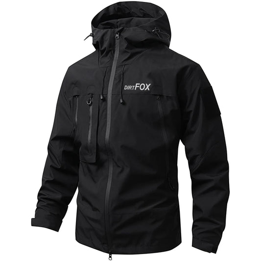 DIRTFOX Men Cycling Waterproof Jacket MTB Coat Motorcycle Mountain Bike Clothes Bicycle Windbreaker Cortavientos Ciclismo Hombre