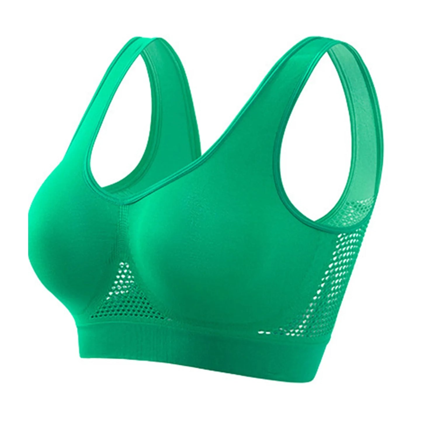 S-4XL Women Yoga Sport Bra Breathable Fitness Running Active Vest Padded Crop Tops Underwear gym Yoga top bras