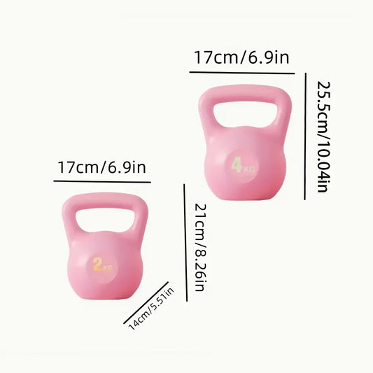 1Pc Adjustable Weight Self-filling Kettlebell, PVC Material, Multi-functional Home Fitness Equipment, Space-saving Design