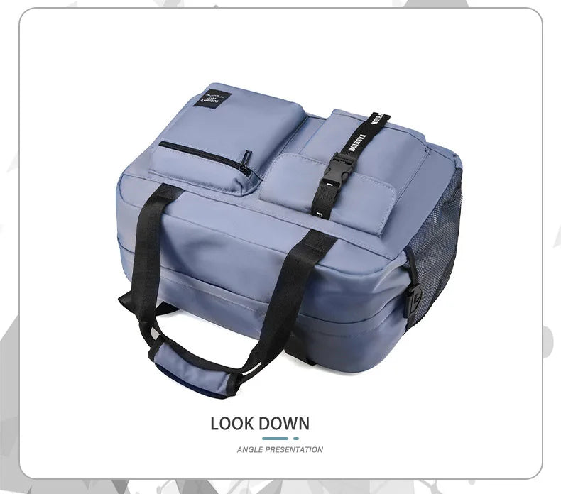 Large Fitness Bag Sports Handbag Women Dry Wet Shoes Pocket Single Shoulder Crossbody Swimming Yoga Gym Travel Backpack Duffel