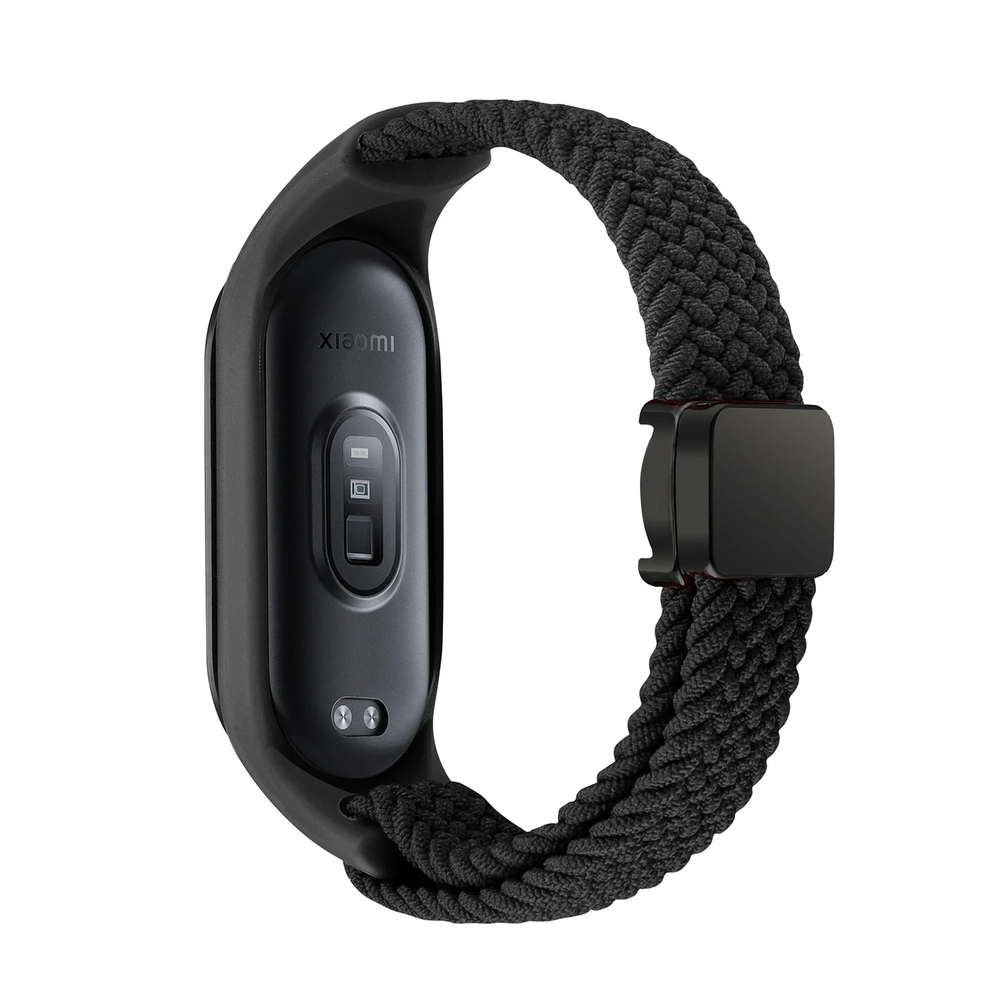 Nylon Braided Strap For Mi Band 9 8 Bracelet Magnetic Buckle Watchband For Xiaomi Mi Band 7 6 5 4 3 Wristband Correa Accessories
