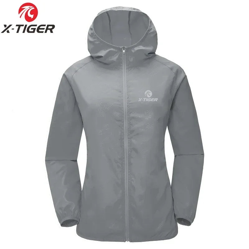 X-TIGER Skin Hiking Jacket Men Women Waterproof Quick Dry Camping Windbreaker Trekking Fishing Rain Coat Outdoor Anti UV Clothes