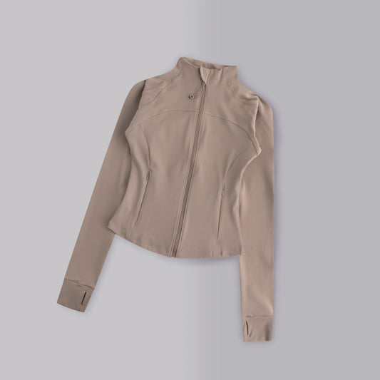 Full-Zip Stretch Fitness Jacket