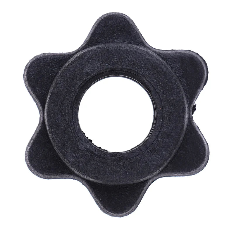3 Pc Dumbbell Hex Nut Dumbbell Rod Nut Spinlock Collars for Barbells Bars Training Sports Gym Equipment Accessories