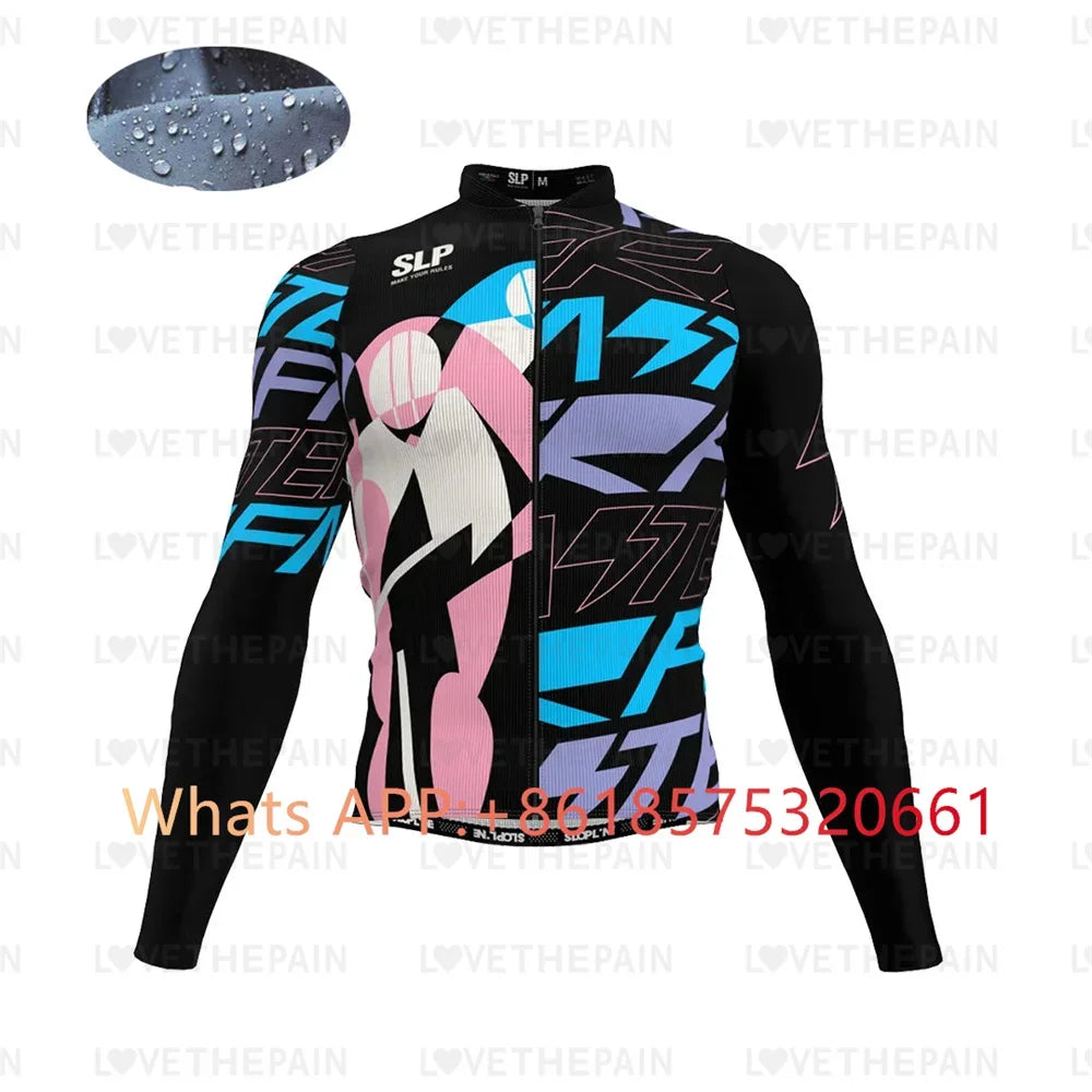 Black Men Cycling water proof Wind Long sleeve Windproof Bike Jersey Lightweight Warm Bicycle Cycling jacket Golf Running Hiking