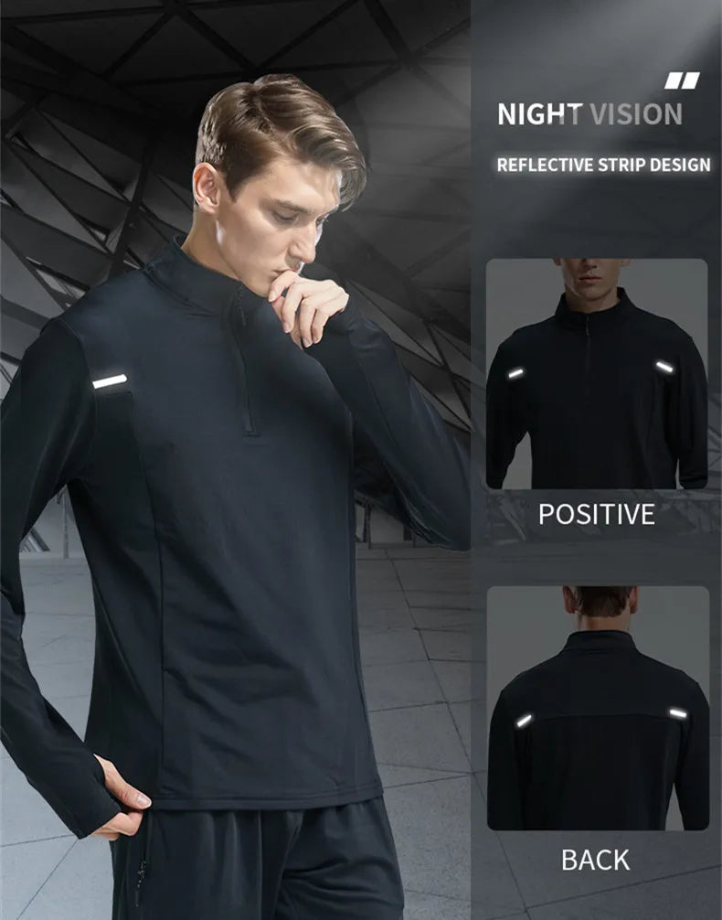Men’s Athletic Long-Sleeve Hoodie