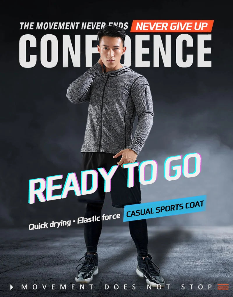 Men’s Athletic Fitness Sweatshirt