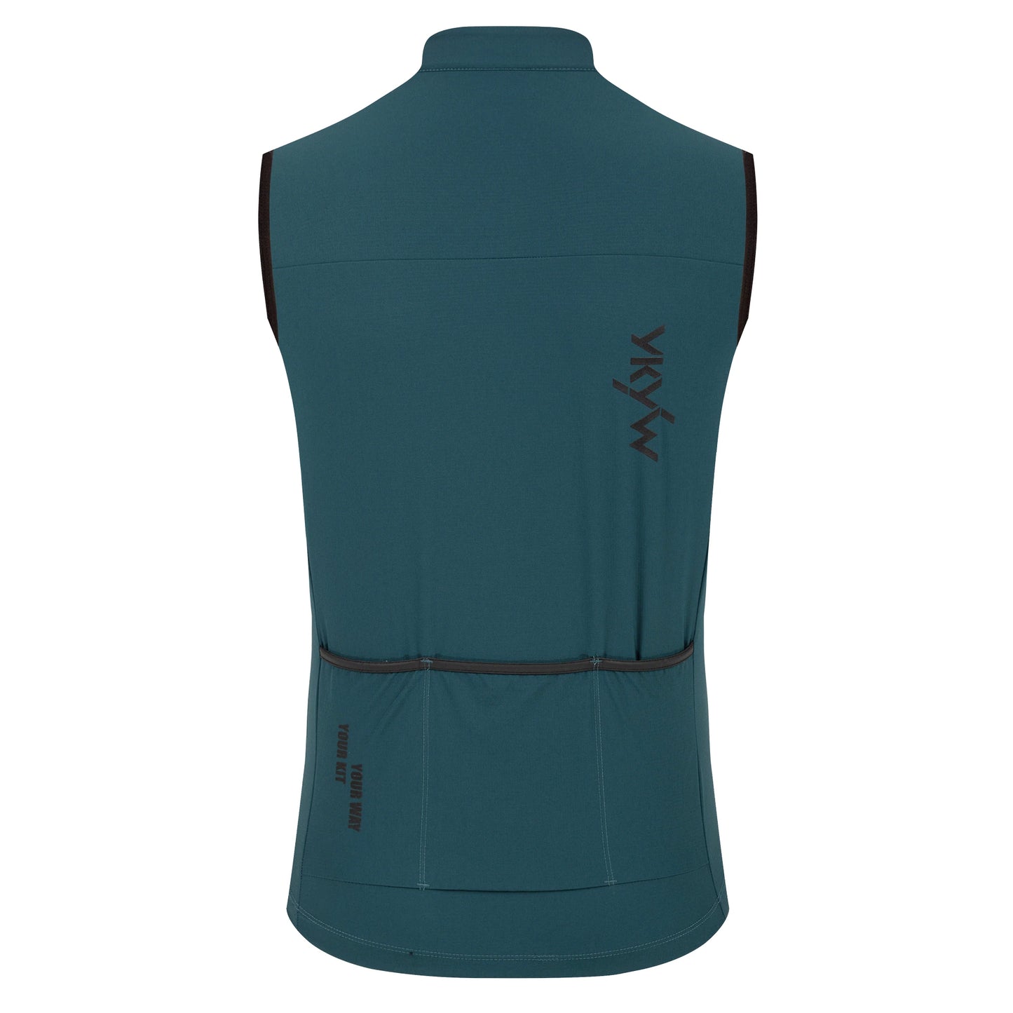 YKYWBIKE Men Cycling Gelit Thermal Fleece Bicycle Windbreaker Sleeveless Bike Vest Windproof Waterproof Cycling Windshield