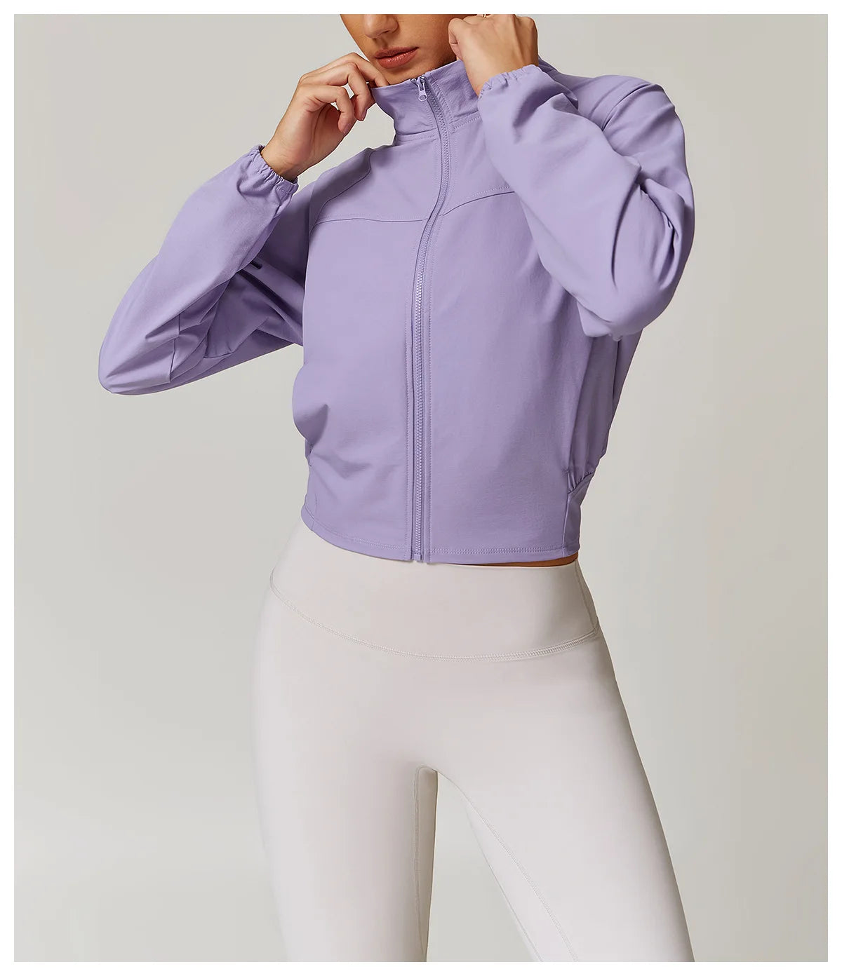Women's Jacket Long Sleeved Outdoor Fitness Coat Yoga Crop Tops Gym Clothes Sports Tops Jacket Yoga Shirt Workout Sweatshirts