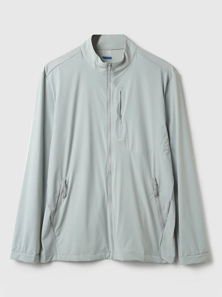 Summer UPF50+ Men's Jacket UV Protection Ice Silk Skin Coats Breathable Quick Dry Stretch Nylon Sunscreen Windbreaker Jackets