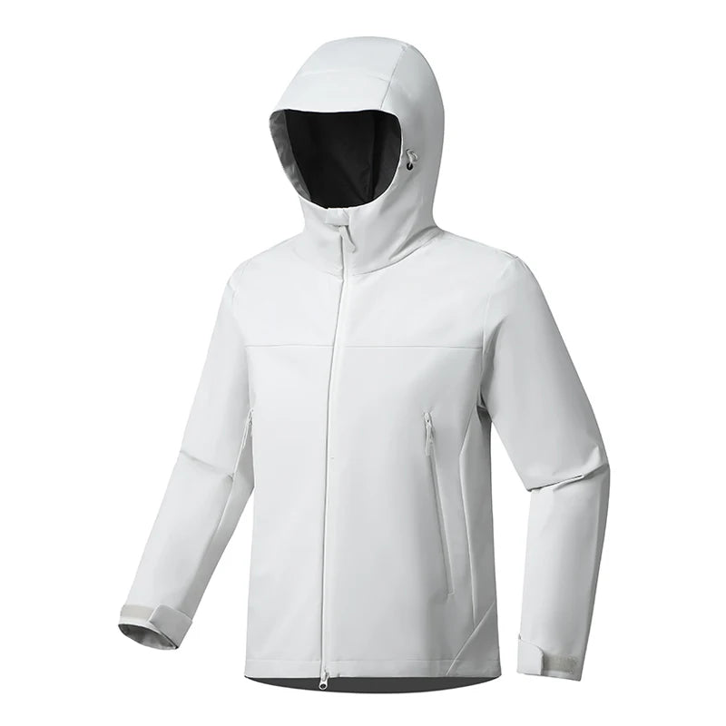 EUMERGX Men's Women's Waterproof Jacket Hiking Trekking Windbreaker Unisex Outdoor Sporty Rain Coat Windproof Climbing Clothes