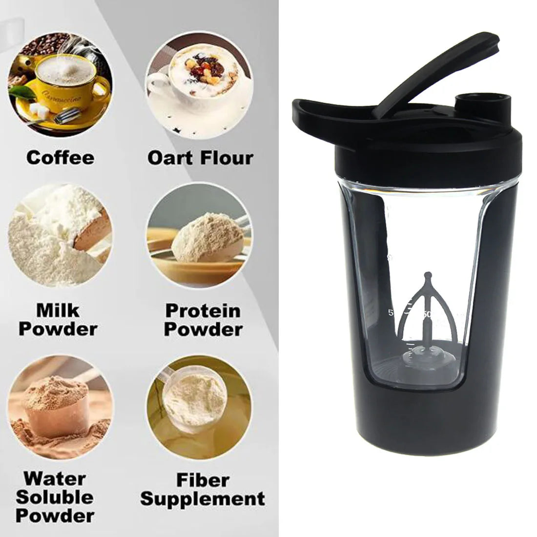 450ml Blenders Cup Portable Protein Powder Shaker Bottle Fitness Sports Mug Nutrition Shakers Cup Body Exercise Mixing Cup