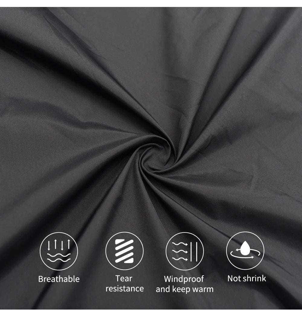 WOSAWE Cycling Windproof Jacket Lightweight Men Breathable Reflective Hooded Bike Jacket Half Zipper Outdoor Sport Windbreaker