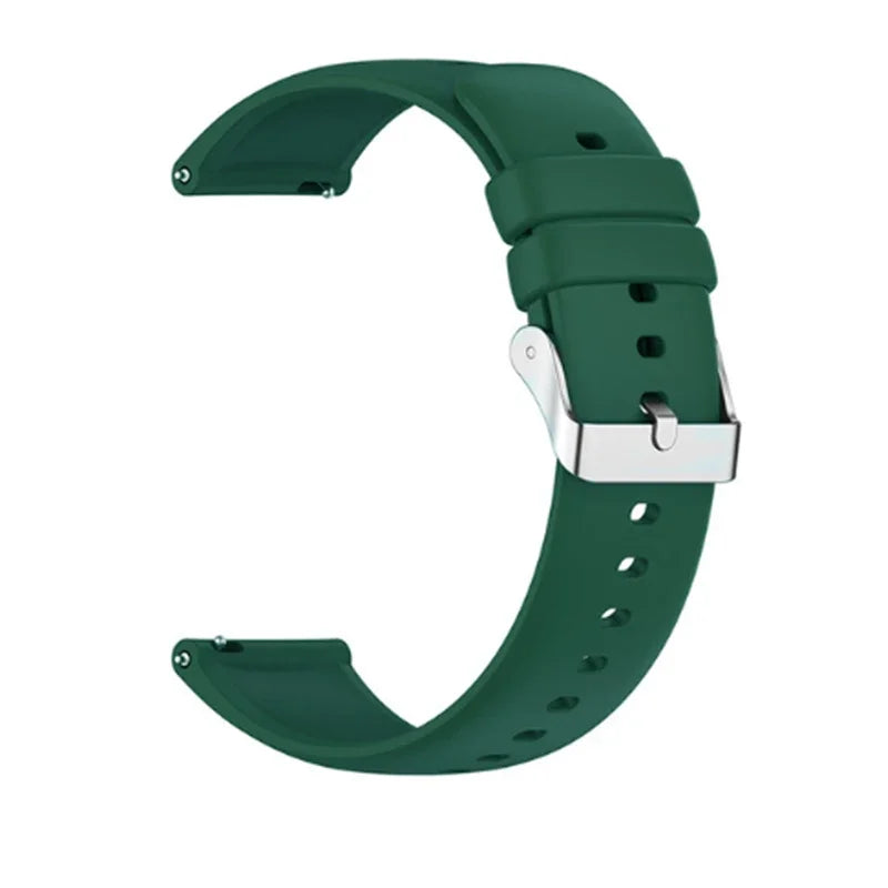Hot Sell 20MM 22MM Silicone Watch Strap 20/22mm Universal Watchband Wristwatch Band for P22 Smartwatch &Other Watches Bracelet
