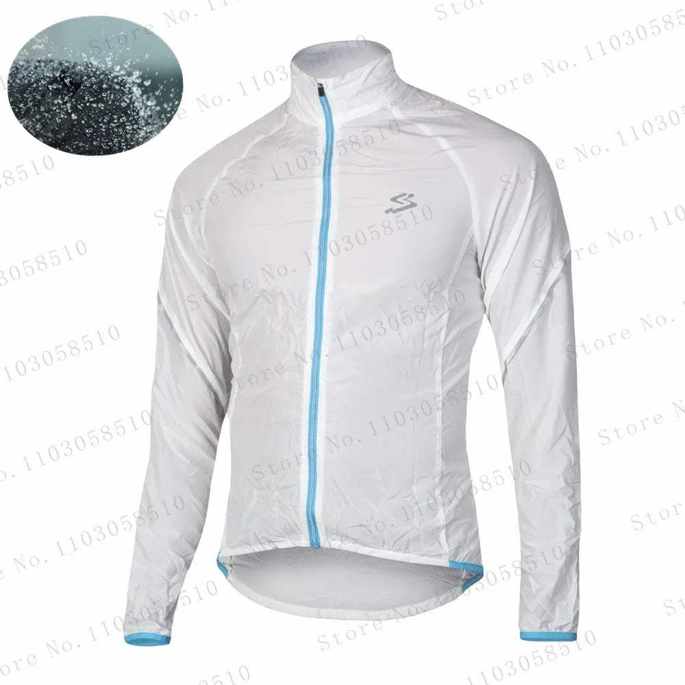 spiukful Waterproof Windbreaker Wind MTB Cycling Lightweight Ultralight Men Jacket Running Riding Ciclismo Bicycle Windbreaker