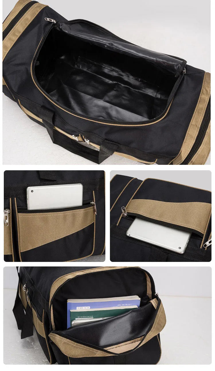 Luggage Travel Bag Gym Fitness Handbags for Women Men Outdoor Sports Shoulder Large Storage Duffel Training Long Distance Bag