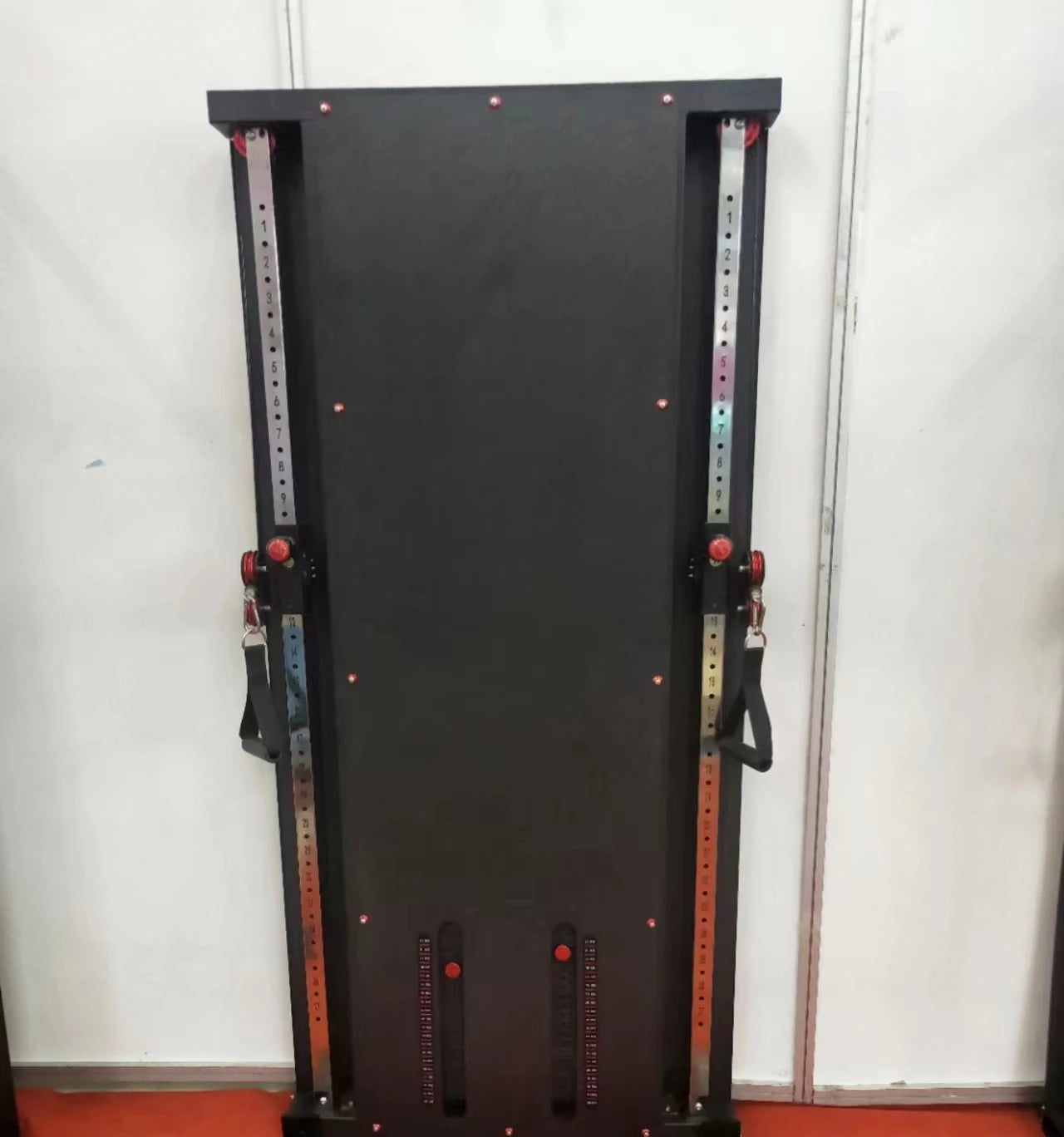 Fitness Equipment Multi Functional Smith Cable Machine Wall Functional Cross Over Trainer Half Squat Rack