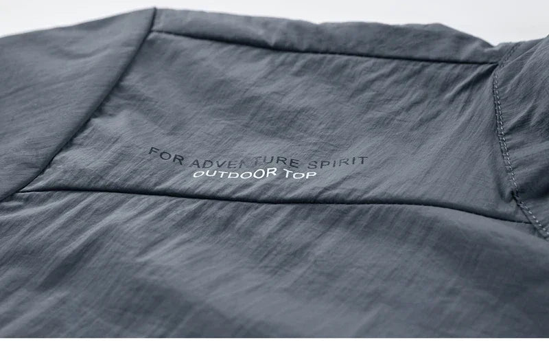 Men's Summer Skin Quick Dry Hiking Jacket Waterproof Sun UV Protection Coats Men Outdoor Sports Fishing Camping Running Jacket